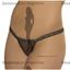 Tanga De Red Negra Con Puntilla